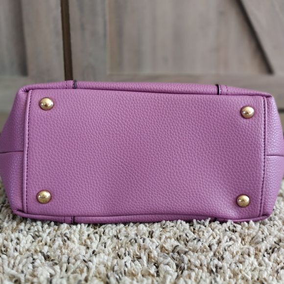 Dasein Women’s Vegan Leather Lavender Hobo Shoulder Purse Satchel NWOT - Picture 7 of 14